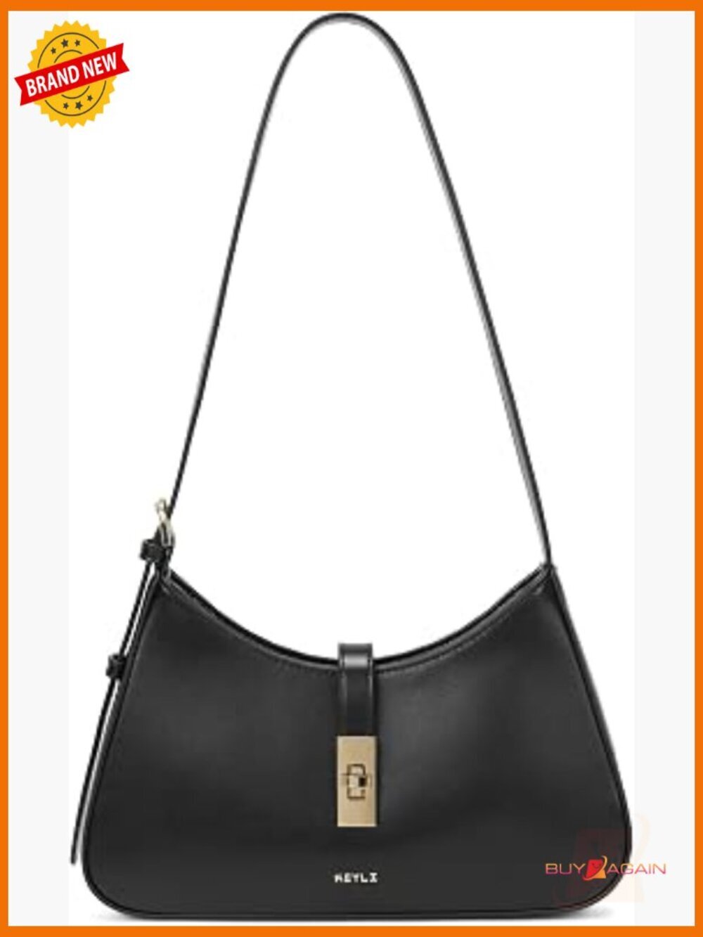 Vegan Leather Hobo Bag Crossbody Shoulder Purse Wide Strap